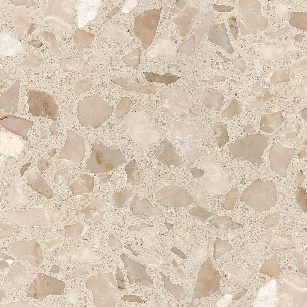 Crema Beige Terrazzo Tile Sample | Tile Club