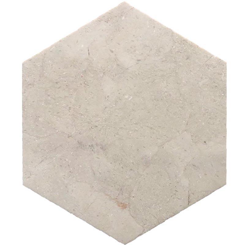 Crema Marfil 10 inch Hexagon Marble Tile