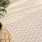 Crema Marfil and Thassos Leaves Marble Mosaic Tile | Tile Club