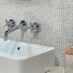 Crystal Ball Mixed Squares Glass Pool Tile | Tile Club