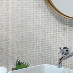 Crystal Ball Mixed Squares Glass Pool Tile | Tile Club