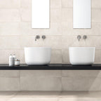 Dec Cosmos White Wavy Porcelain Tile | Tile Club