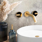 Dec.Mistery Grey B S-97 Bathroom Backsplash with White Sink