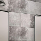 Dec.Mistery Grey C S-97 Bathroom Backsplash Close-up