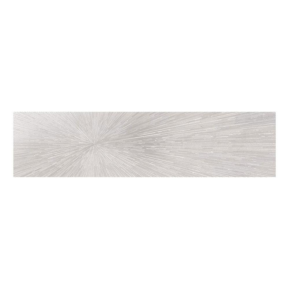 Ionic White Decor Impact Rectified Porcelain Tile Sample