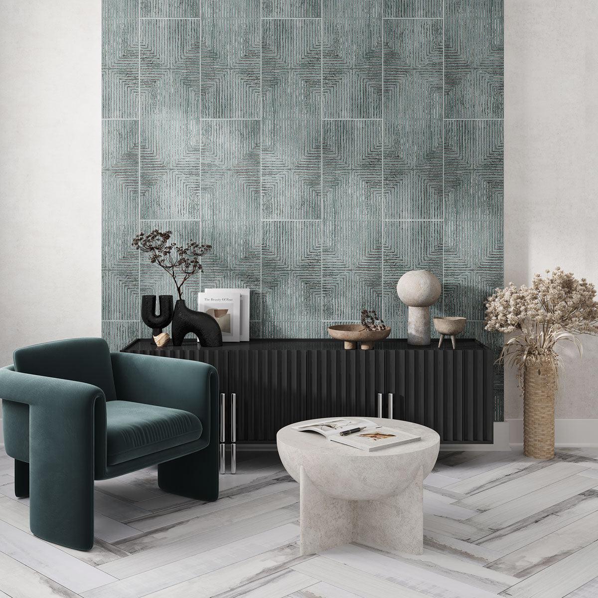 Decor Sospiro Ocean Ceramic Tile 12x40 | Tile Club