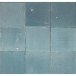 Corwin Sky Gloss Ceramic Square Tile 4"x4" | Tile Club