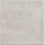 Munson Off White Gloss Ceramic Square Tile 6"x6" | Tile Club