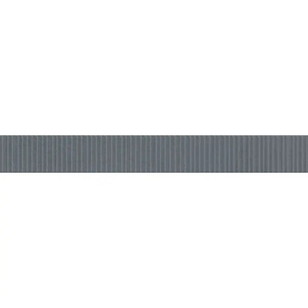 Malden Ridged Denim Gloss Ceramic Tile 2"x17" | Tile Club