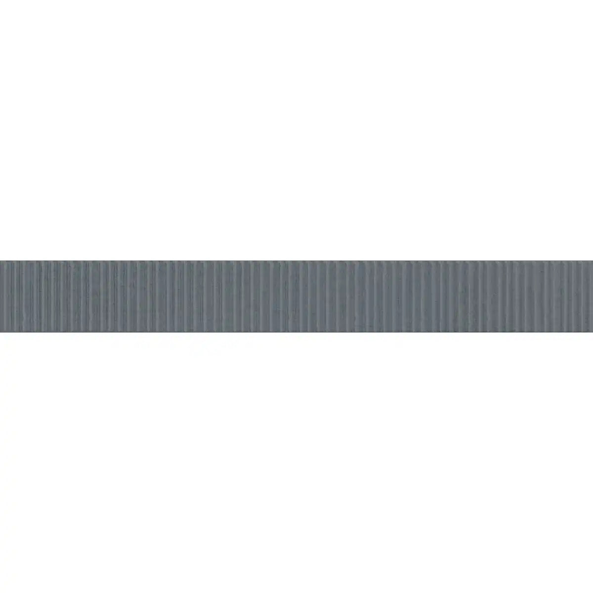 Malden Ridged Denim Gloss Ceramic Tile 2"x17" | Tile Club