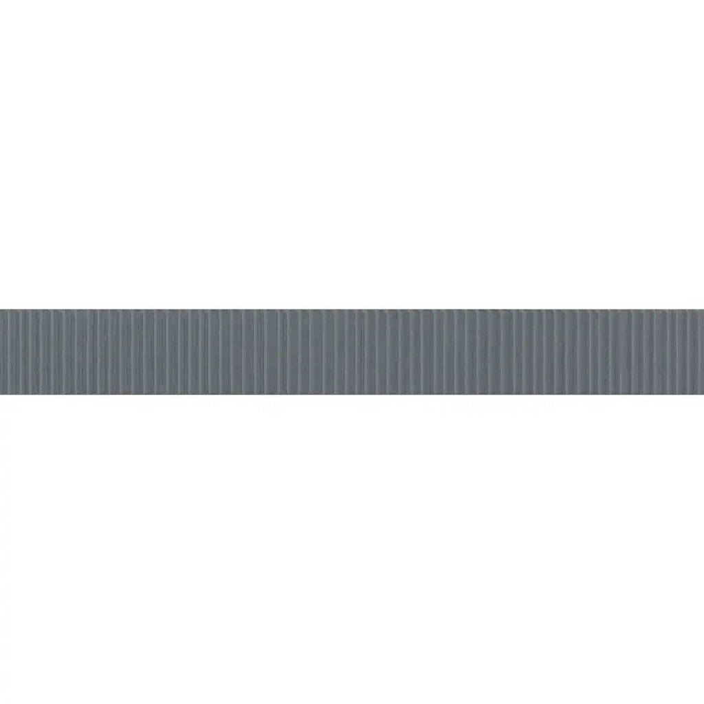 Malden Ridged Denim Gloss Ceramic Tile 2"x17" | Tile Club