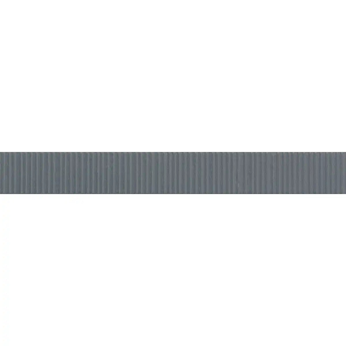 Malden Ridged Denim Gloss Ceramic Tile 2"x17" | Tile Club