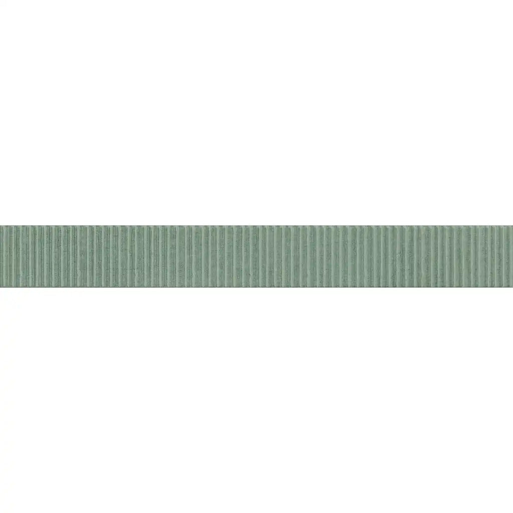 Malden Ridged Erva Gloss Ceramic Tile 2"x17" | Tile Club