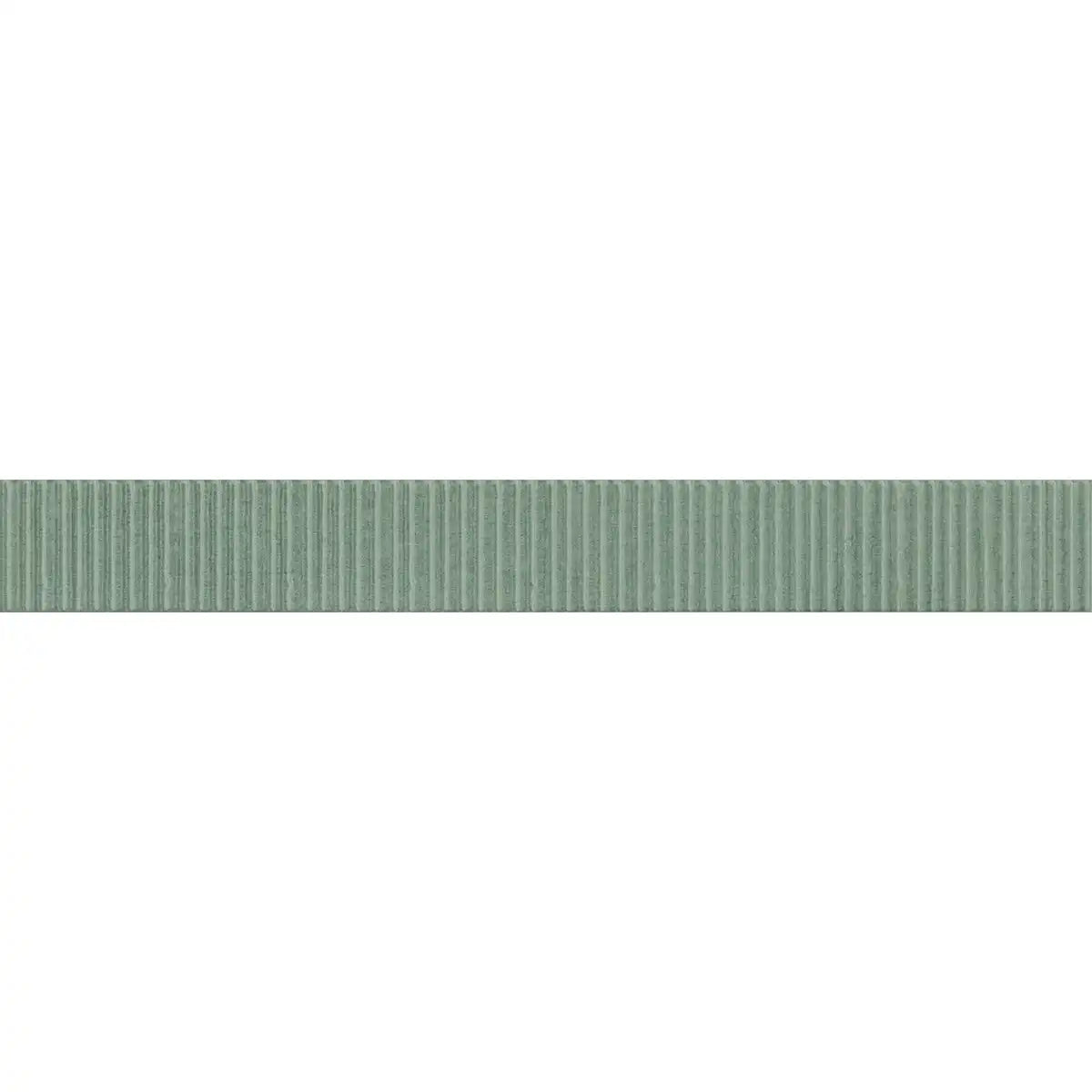 Malden Ridged Erva Gloss Ceramic Tile 2"x17" | Tile Club