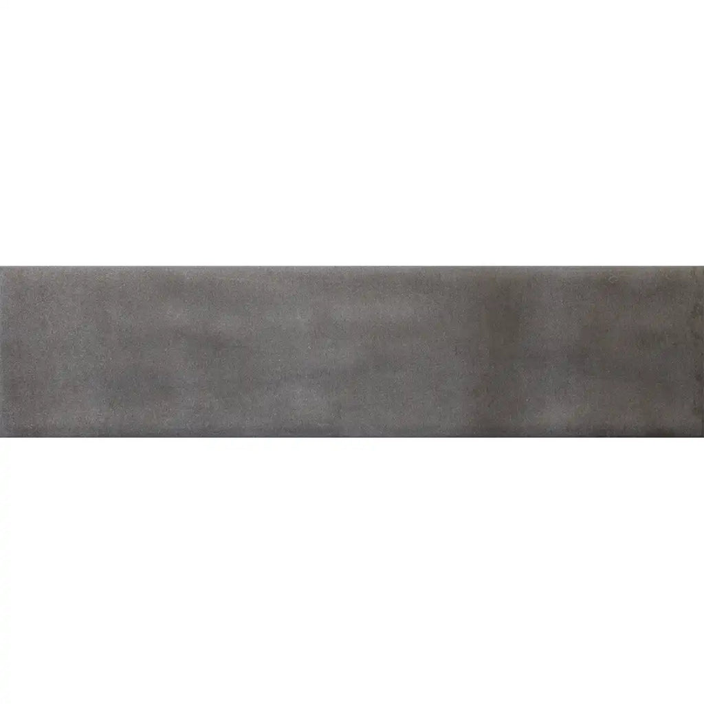 Vinton Carbon Gloss Ceramic Subway Tile Sample 4"x16"