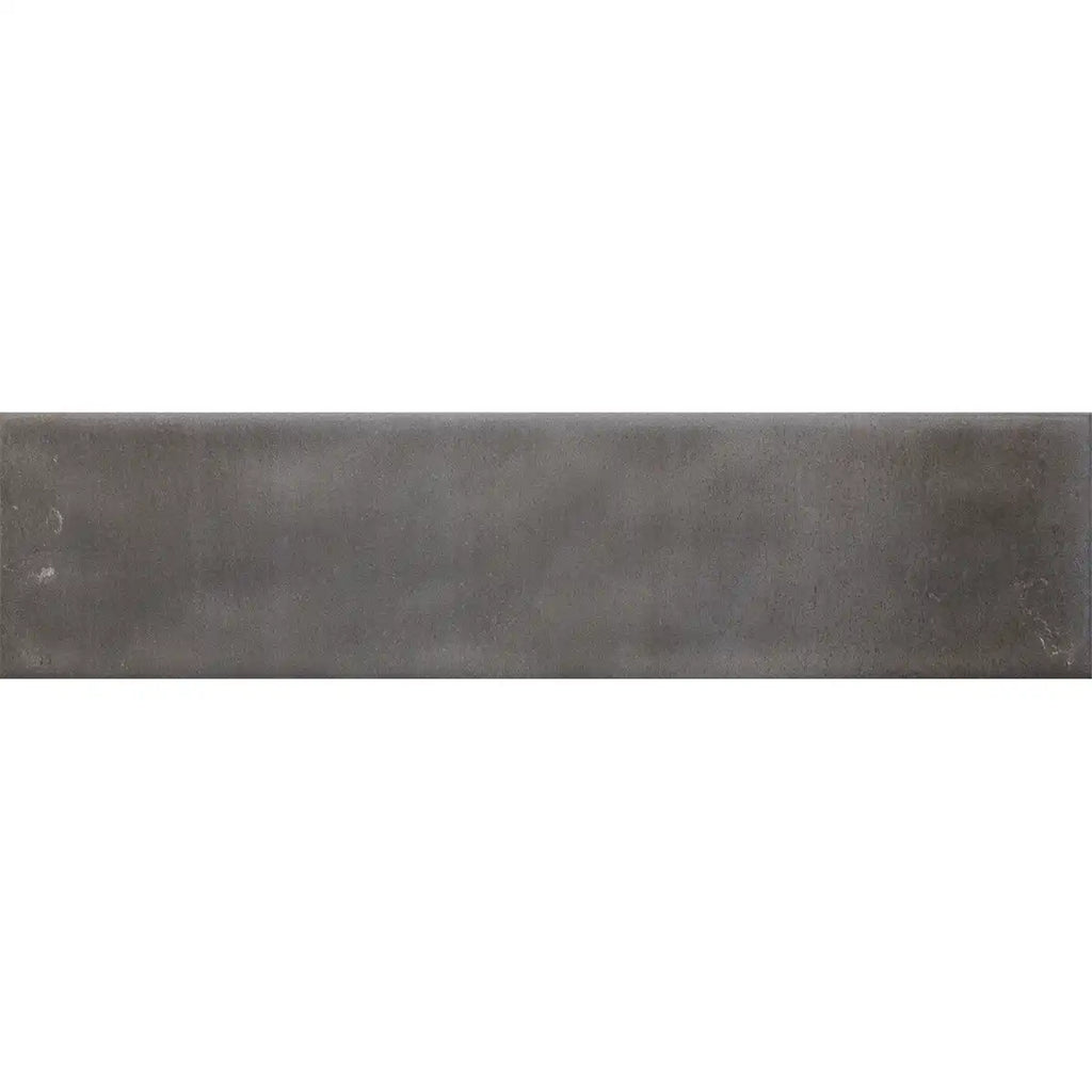 Vinton Carbon Gloss Ceramic Subway Tile Sample 4"x16"