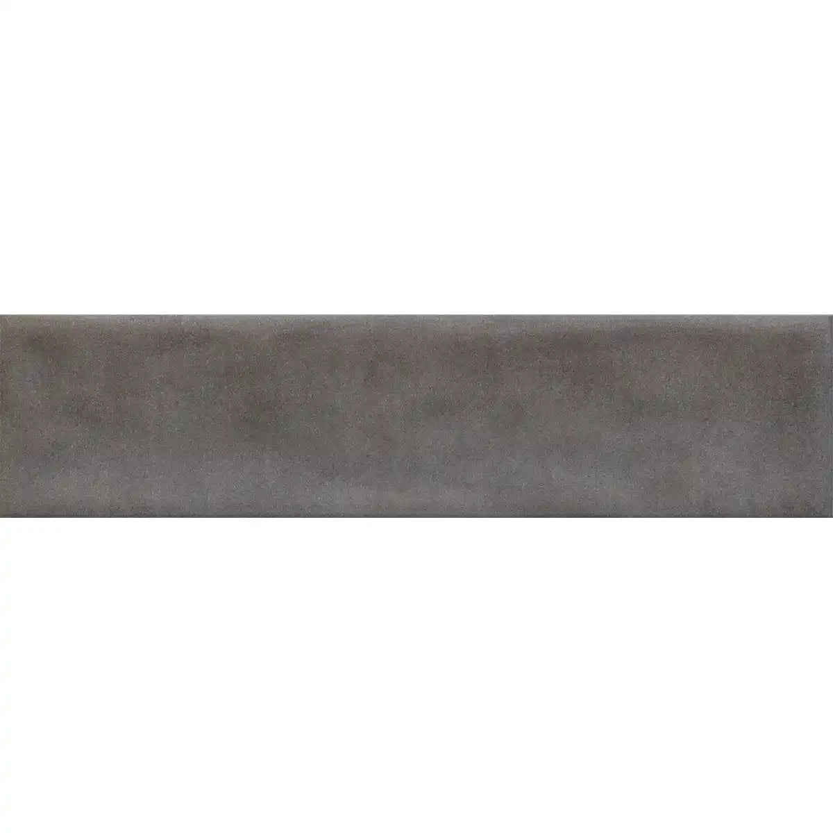 Vinton Carbon Gloss Ceramic Subway Tile 4"x16" | Tile Club
