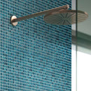 Deep Cerulean Blue Mixed Squares Glass Pool Tile | Tile Club