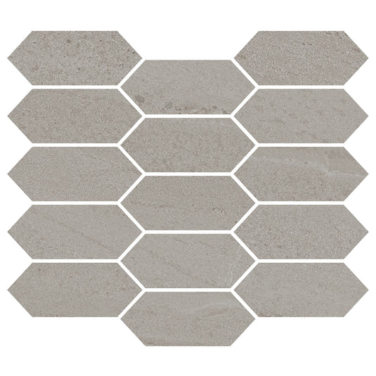 Denali Gray Concrete Look Ceramic Mosaic Tile | Tile Club