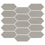 Denali Gray Concrete Look Ceramic Mosaic Tile | Tile Club