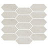 Denali Off-White Concrete Look Ceramic Mosaic Tile
