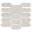 Denali Off-White Concrete Look Ceramic Mosaic Tile | Tile Club
