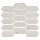 Denali Off-White Concrete Look Ceramic Mosaic Tile | Tile Club