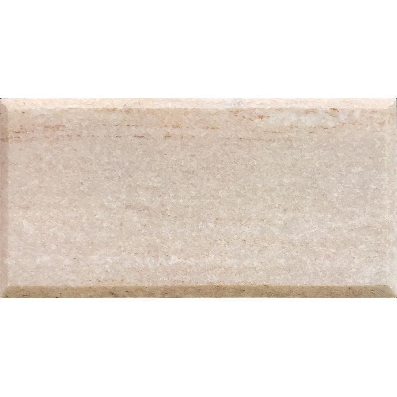 Tile Club | Desert Sand 3X6 Beveled Marble Wall & Floor Tile