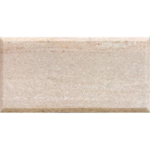Desert Sand 3X6 Beveled Marble Tile Sample