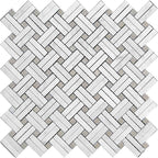 diagonal marble mosaic tile
