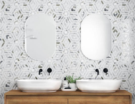 Thassos marble tile for kithen