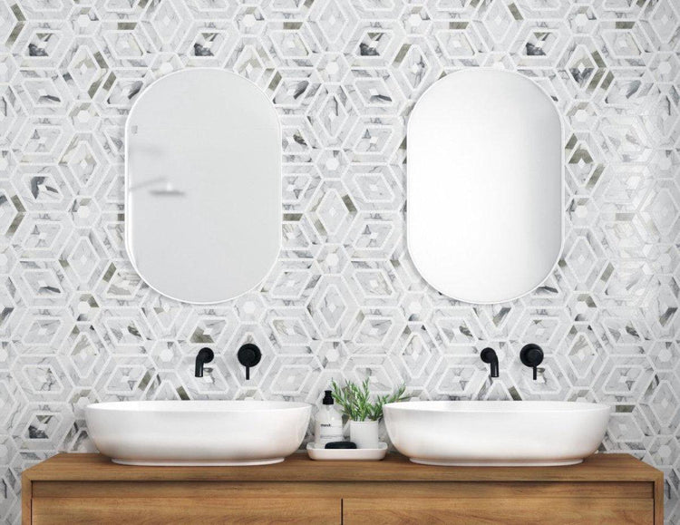 Thassos marble tile for kithen