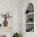 Geometric wall tile luxury bathroom