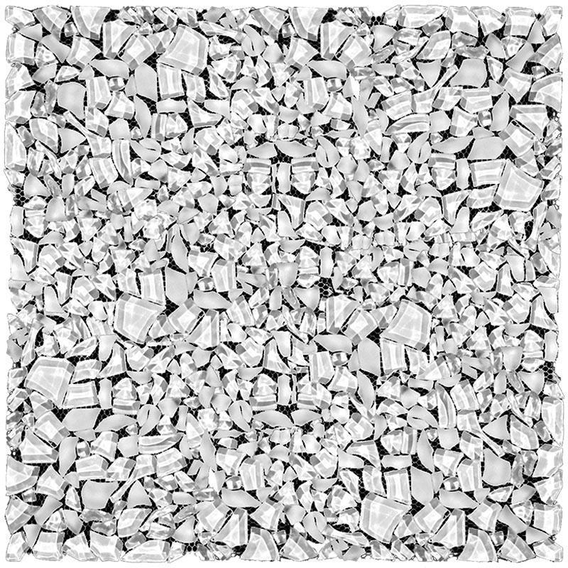 Diamond White Glass Pebble Mosaic Tile | Tile Club | Position1