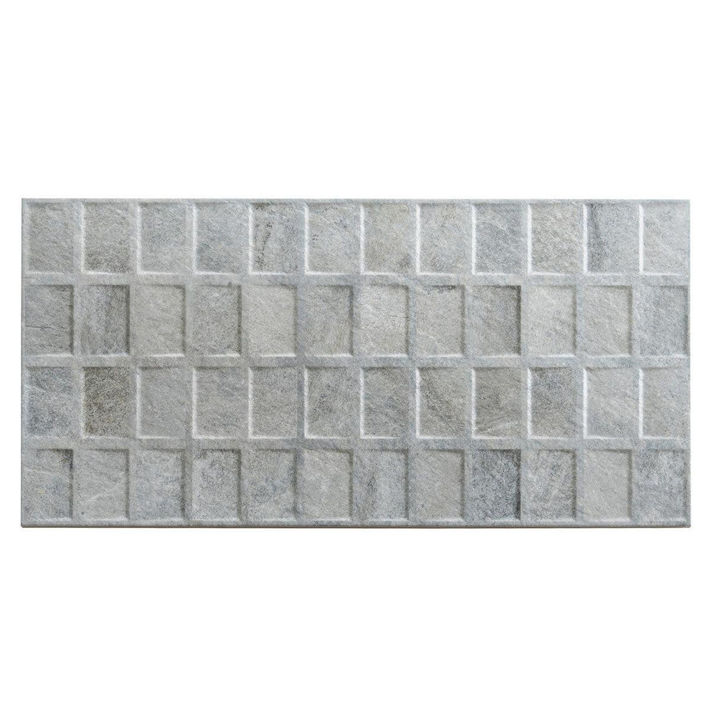 Dover Gris Deco Porcelain Tile | Tile Club