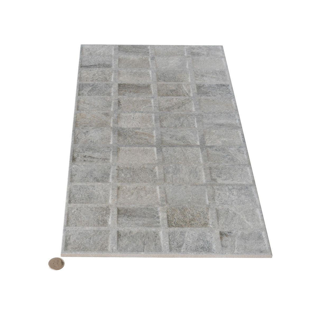 Dover Gris Deco Porcelain Tile | Tile Club