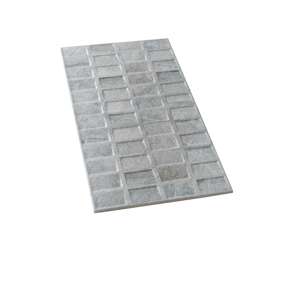 Dover Gris Deco Porcelain Tile | Tile Club