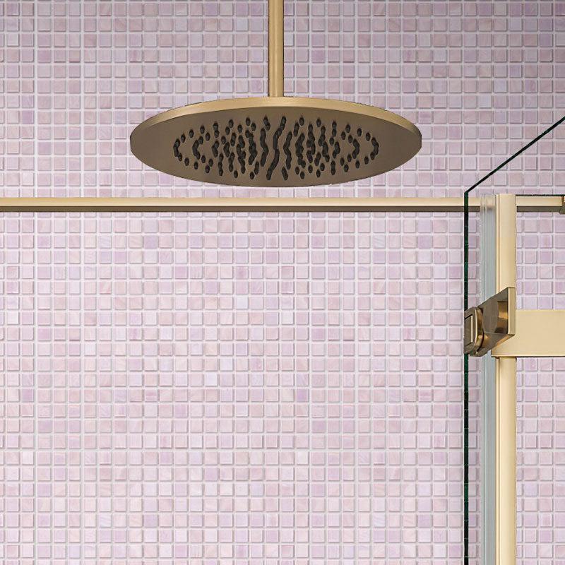 Dusty Lavender Squares Glass Pool Tile | Tile Club