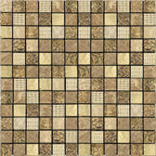 Eclectic Light Gold Square Mosaic Tile | Tile Club 