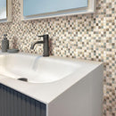 Eclectic Travertine Square Mosaic Tile | Tile Club