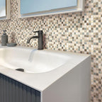 Eclectic Travertine Square Mosaic Tile | Tile Club