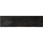 Larkin Black Gloss Ceramic Subway Tile 2"x8" | Tile Club