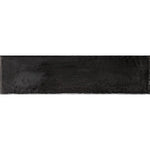 Larkin Black Gloss Ceramic Subway Tile 2"x8" | Tile Club