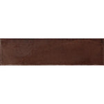 Larkin Brown Gloss Ceramic Subway Tile 2"x8" | Tile Club