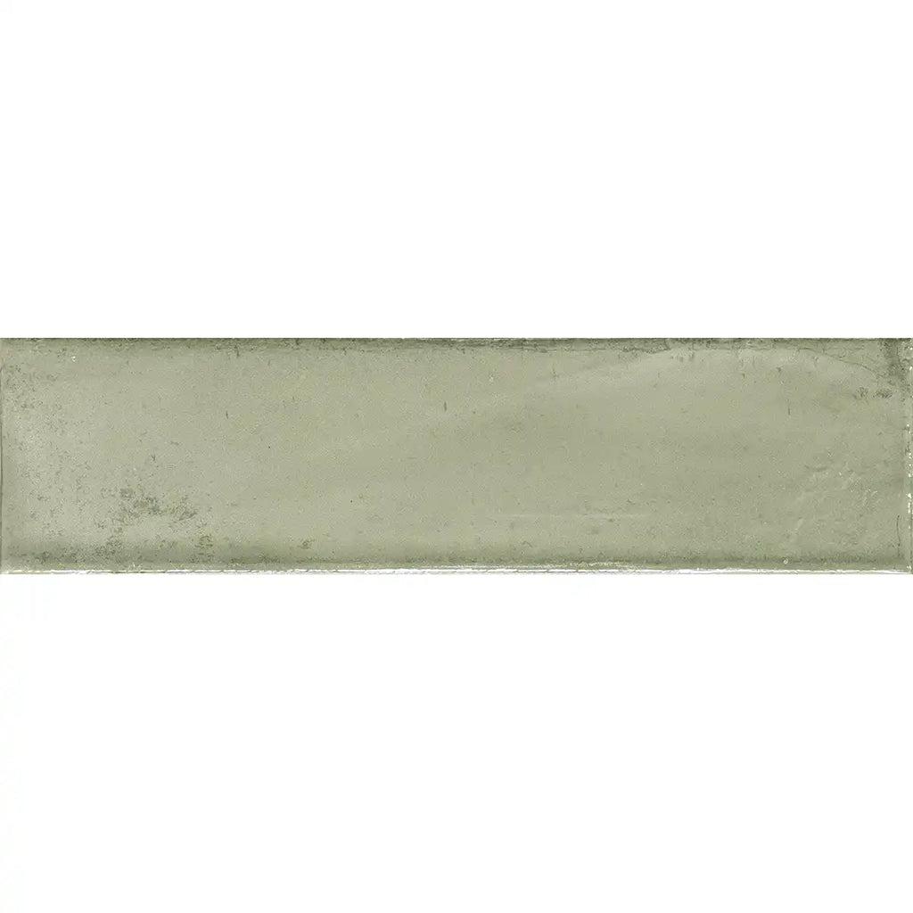 Larkin Green Gloss Ceramic Subway Tile 2"x8" | Tile Club