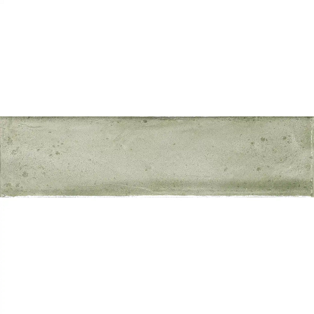 Larkin Green Gloss Ceramic Subway Tile 2"x8" | Tile Club