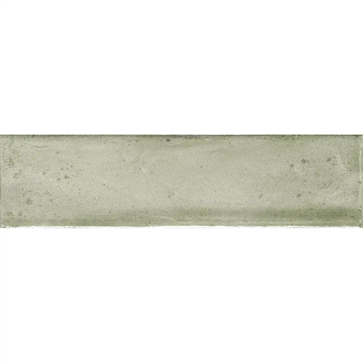 Larkin Green Gloss Ceramic Subway Tile 2"x8" | Tile Club