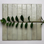 Larkin Green Gloss Ceramic Subway Tile 2"x8" | Tile Club
