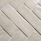 Larkin Shell Gloss Ceramic Subway Tile 2"x8" | Tile Club
