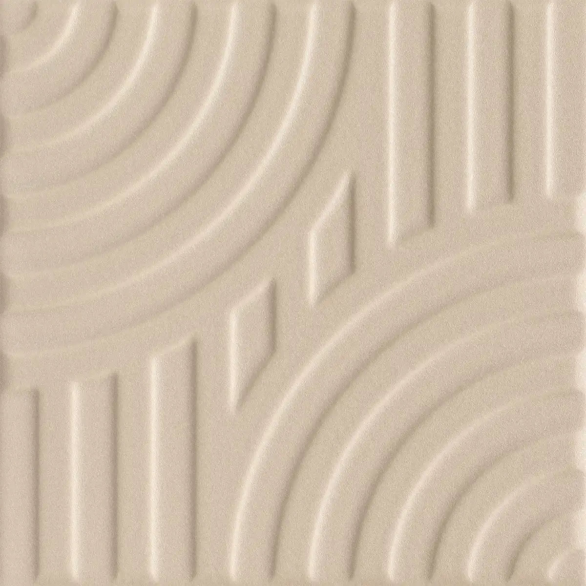 Paxton Arch Marfim Matte Ceramic Tile 6"x6" | Tile Club